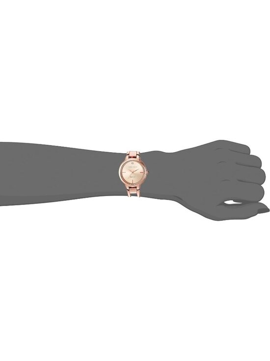 Anne Klein Women\'s Rose Gold Analog Genuine Diamond Dial Bangle Luxury Watch main image 9